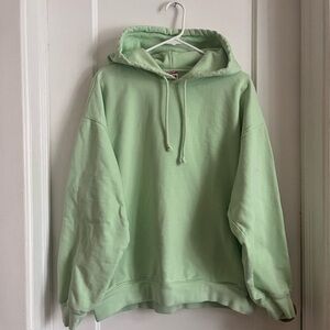 TNA Extra Fleece Lime Green Hoodie
